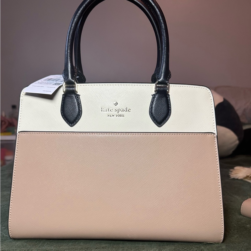 Kate Spade Madison Medium Colorblock Leather Satchel – NWT
